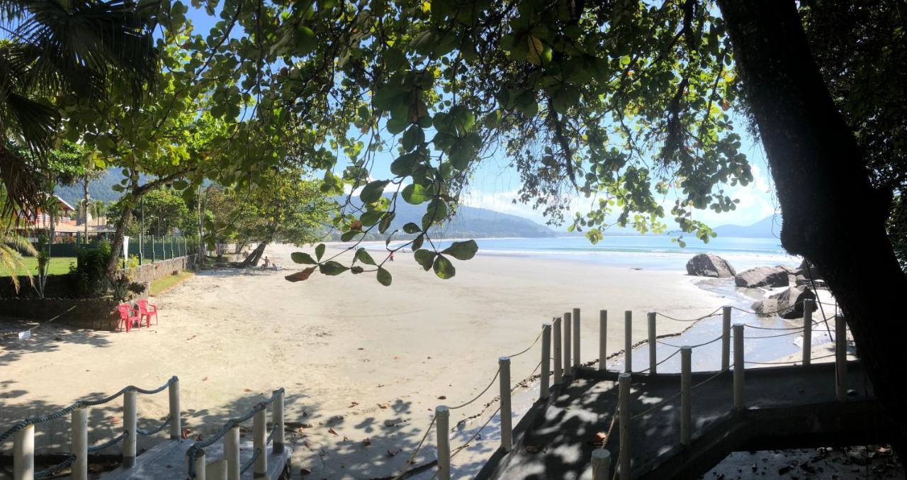 Apartamento Ubatuba Vista Para O Mar E Pe Na Areia - Praia Das Toninhas Exterior foto